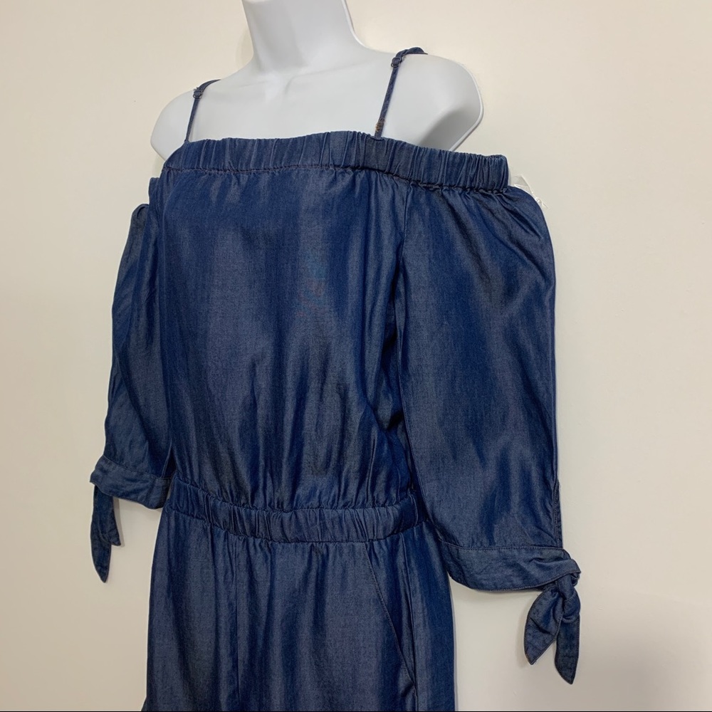 Chambray Denim Romper By Splendid. Size Small - image 5